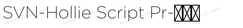 SVN-Hollie Script Pr字体转换